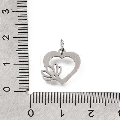 304 Stainless Steel Charms SA-CBA4CE0-17P-1