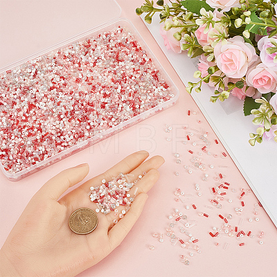 210G 7 Styles Glass Seed Beads Sets SEED-SC0001-49-1