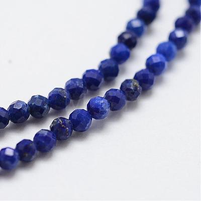 Natural Lapis Lazuli Bead Strands G-G663-48-3mm-1