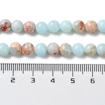 Synthetic Imperial Jasper Dyed Beads Strands X-G-D077-A01-01I-1