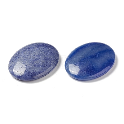 Natural Blue Aventurine Worry Stone for Anxiety Therapy G-B036-01G-1