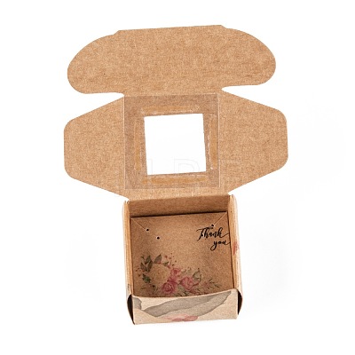 Rectangle Foldable Creative Kraft Paper Gift Box CON-B002-04E-02-1