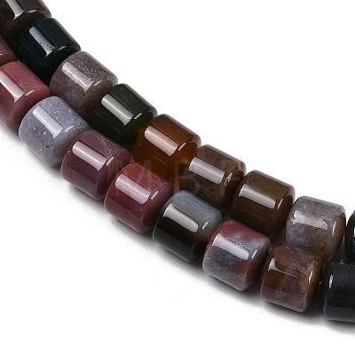 Natural Indian Agate Beads Strands G-G275-D02-10x10mm-1