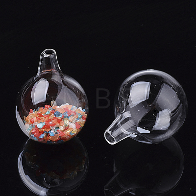 Handmade Blown Glass Globe Bottles BLOW-T001-01D-1