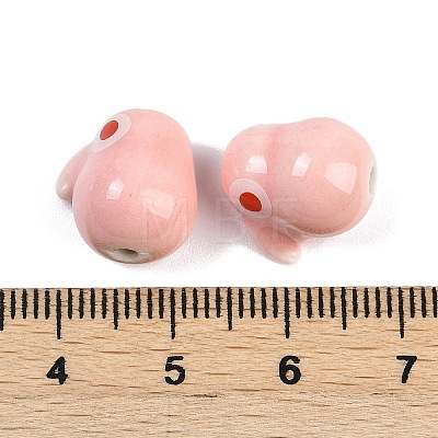 Handmade Porcelain Beads PORC-R003-04B-1