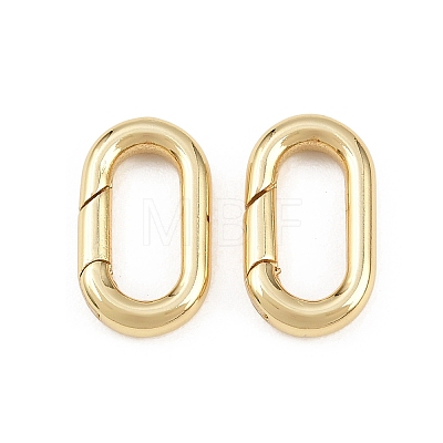 Brass Spring Gate Rings KK-H292-58B-G-1