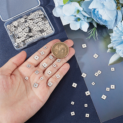 Unicraftale 300Pcs 3 Styles 304 Stainless Steel Spacer Beads STAS-UN0050-78-1