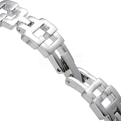 Valentine Day Gift Idea for Girlfriend Stainless Steel Rhinestone Wrist Watch WACH-A004-08P-1