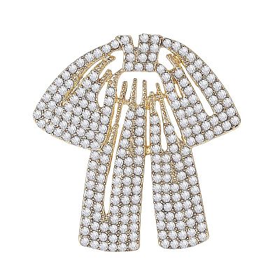 Clothing Alloy Rhinestone Brooches for Backpack Clothes PW-WG1D0EE-01-1