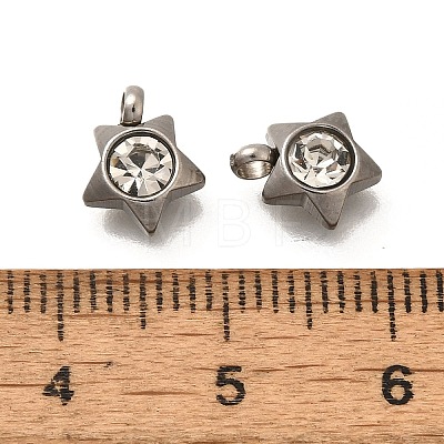 201 Stainless Steel Charms STAS-F311-06P-10-1