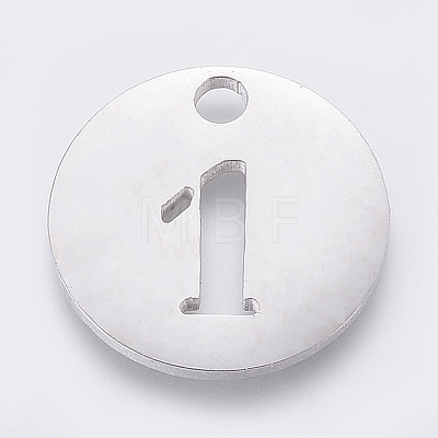 Non-Tarnish 304 Stainless Steel Pendants X-STAS-F233-01-P-1