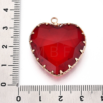Transparent Glass Pendants KK-N283-01F-G-1