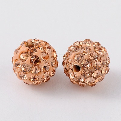 Pave Disco Ball Beads RB-H258-8MM-362-1