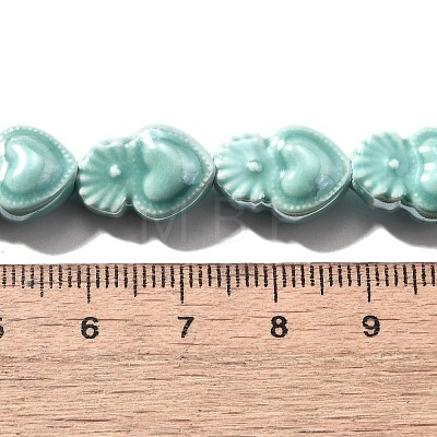 Handmade Porcelain Beads Strands PORC-I028-01F-1