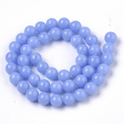 Synthetic Luminous Stone Beads Strands G-T129-12B-1