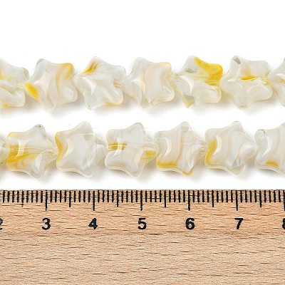 Handmade Millefiori Glass Beads Strands LAMP-H067-01A-1