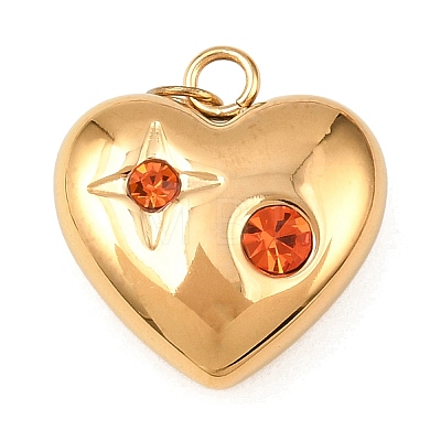 304 Stainless Steel Pendants STAS-H244-06G-03-1