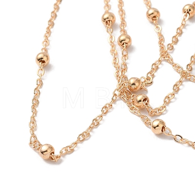 Tassel Alloy Thigh Chain AJEW-G059-03G-1