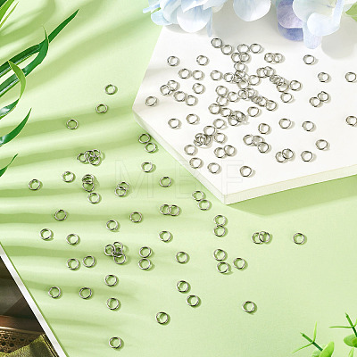 2000Pcs 304 Stainless Steel Open Jump Rings STAS-TA0003-05-1