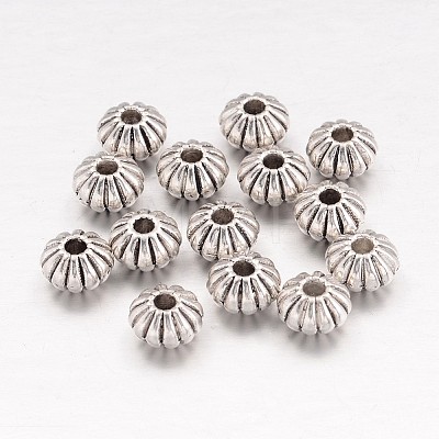 Tibetan Style Alloy Spacer Beads K0NN1042-1