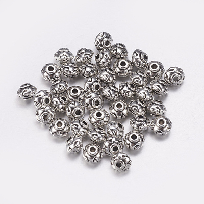 Tibetan Style Spacer Beads X-TIBEB-A24612-AS-LF-1