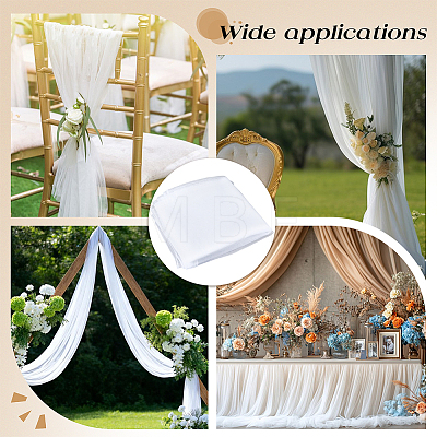 Polyester Gauze Fabric DIY-WH0622-586A-1