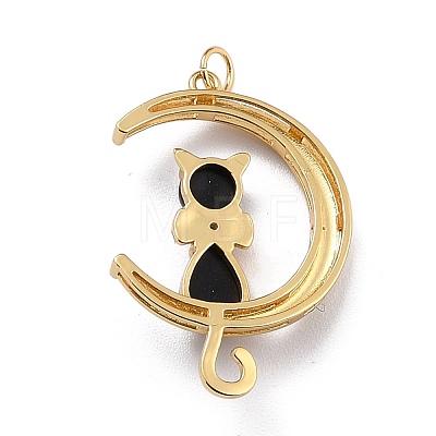 Brass Cubic Zirconia Pendants ZIRC-H122-02G-1