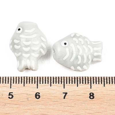 Handmade Porcelain Beads PORC-K010-08-06-1