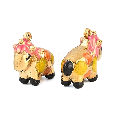 304 Stainless Steel Enamel Pendants SA-CBAF5D5-13G-1