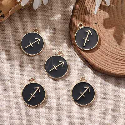Alloy Enamel Pendants LS-ENAM-S124-01A-08F-1