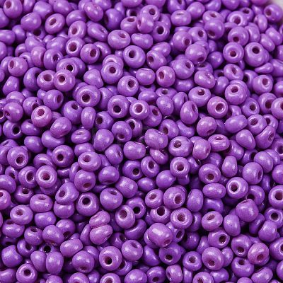 8/0 Baking Paint Glass Seed Beads X1-SEED-M012-02A-40-1