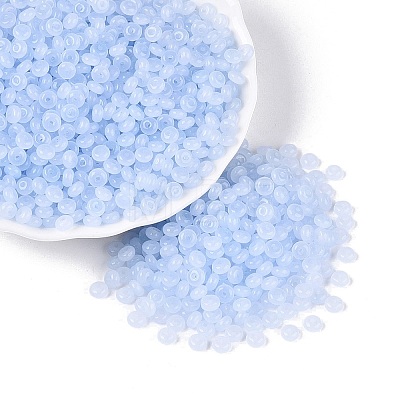Transparent Glass Seed Beads SEED-Q041-01H-1