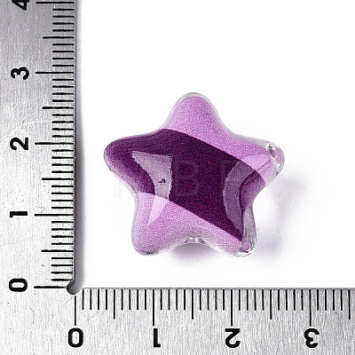 Printed Transparent Acrylic Beads OACR-N161-07D-1