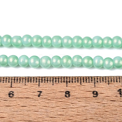 Baking Paint Glass Pearl Beads Strands DGLA-ZX001-05A-08-1
