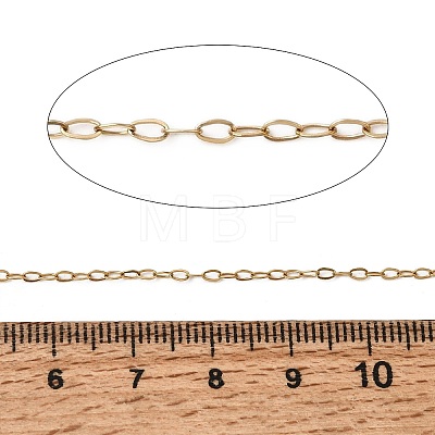 PVD Vacuum Plating 304 Stainless Steel Cable Chains CHS-C002-03G-1