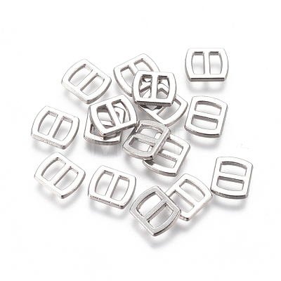 Mini Alloy Buckles PALLOY-WH0067-76-P-1