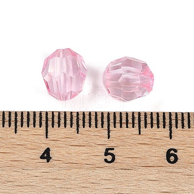 Transparent Acrylic Beads OACR-Q015-01B-1