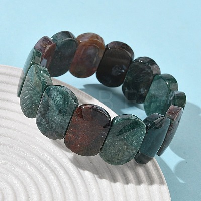 Natural Rose Quartz Beads Stretch Bracelets for Women Men BJEW-I323-02I-1