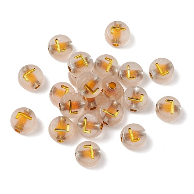 Luminous Transparent Acrylic Beads OACR-P037-01B-L-1