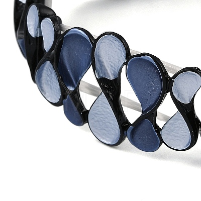 Coloful Alloy Enamel Links Stretch Bangles BJEW-B100-10-1