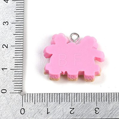 Resin Pendants RESI-I061-08A-1