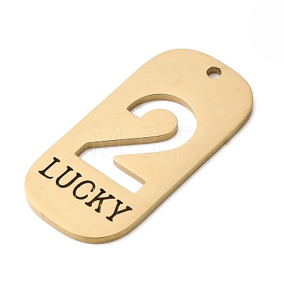 304 Stainless Steel Pendants STAS-D200-02C-G-1