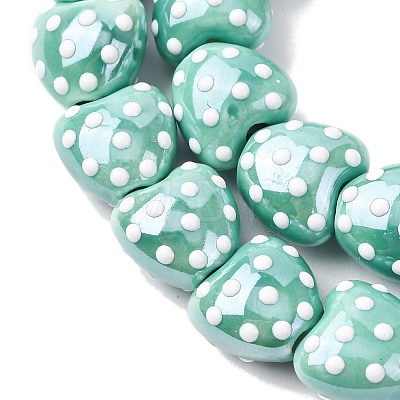 Handmade Porcelain Beads PORC-K010-07B-1