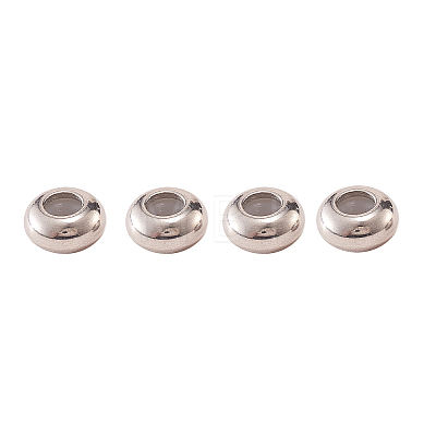 50Pcs 304 Stainless Steel Beads STAS-CJ0001-197-1