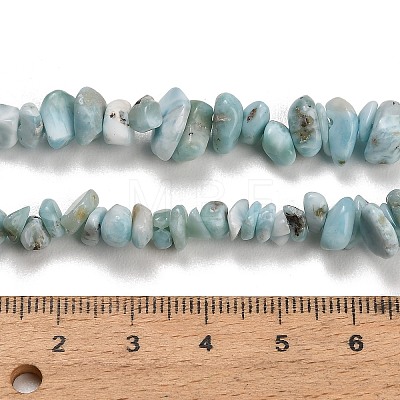Natural Larimar Beads Strands G-D109-B03-1