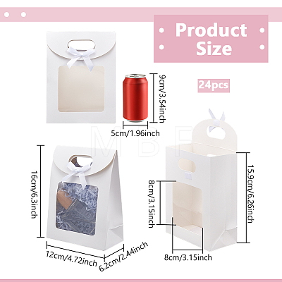 Rectangle Kraft Paper Gift Bags ABAG-WH0038-27B-02-1