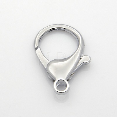 Zinc Alloy Large Lobster Claw Clasps PALLOY-O040-01-1