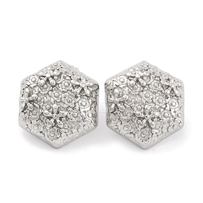 Non-Tarnish 304 Stainless Steel Stud Earrings EJEW-H013-03P-1