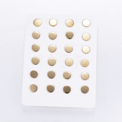 304 Stainless Steel Ear Studs EJEW-G189-70G-1