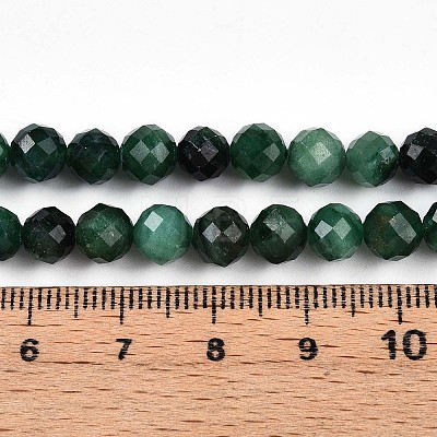 Natural Fuchsite Beads Strands G-S345-6mm-33-1